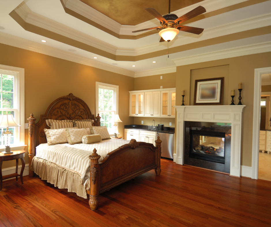 Vintage bedroom interior painting in Columbus